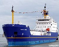 Protests as nuclear fuel ship docks in Japan