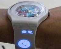 Paper-thin and touch-sensitive displays on various materials