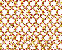 Atomic structure of irradiated materials is more akin to liquid than glass
