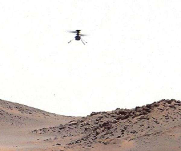 Ingenious Flying Robot Phones Home From Mars