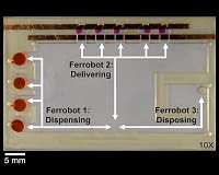 UCLA engineers develop miniaturized 'warehouse robots' for biotechnology applications