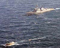 Somali pirates, besieged by foreign warships, demand 20 mln dlrs