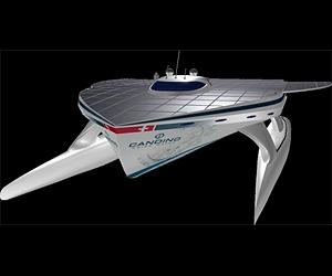 Skipper unveils world's biggest solar-powered boat