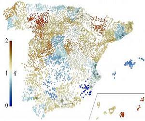 The dynamic of Spain's population follows the maximum entropy principle