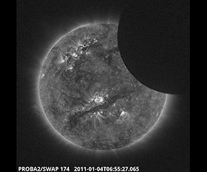 Sun, Moon And Earth Line Up For Proba-2