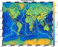 Geomagnetic field reveals recent history of oceanic plates