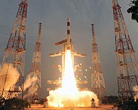 Indian rocket launches seven satellites
