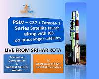 All eyes on ISRO's record attempt to send 104 satellites in one mission