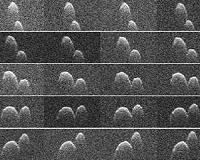 Earth Flyby of 'Space Peanut' Captured in New Video