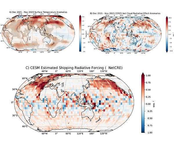 Shipping emissions mandate led to spike in global temperatures