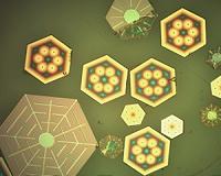 Like a hall of mirrors, nanostructures trap photons inside ultrathin solar cells
