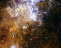 Herschel Views Deep-Space Pearls On A Cosmic String