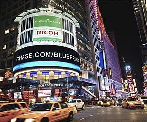 Ricoh Completes Times Square's First 100 Percent Solar Powered Billboard