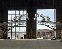Robot to 3D-print steel canal bridge in Amsterdam