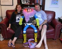 Hitchhiking robot begins journey across U.S.