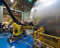 Preparing to Plug Into NASA SLS Fuel Tank