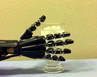 Artificial 'skin' gives robotic hand a sense of touch