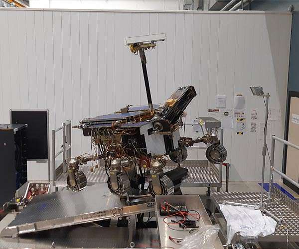ExoMars goes for a spin