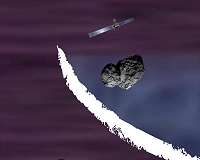 Rosetta witnesses birth of baby bow shock around comet