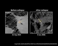Landslides, avalanches may be key to long-term comet activity