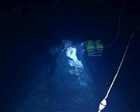 Making organic molecules in hydrothermal vents in the absence of life
