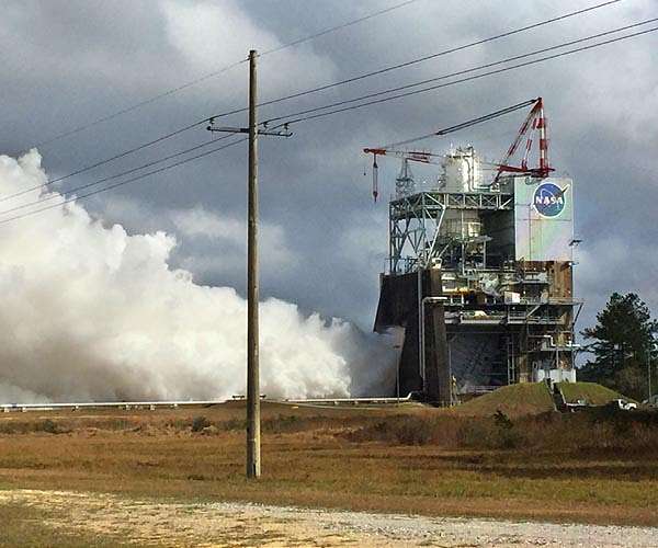 NASA conducts 5th test in RS-25 series