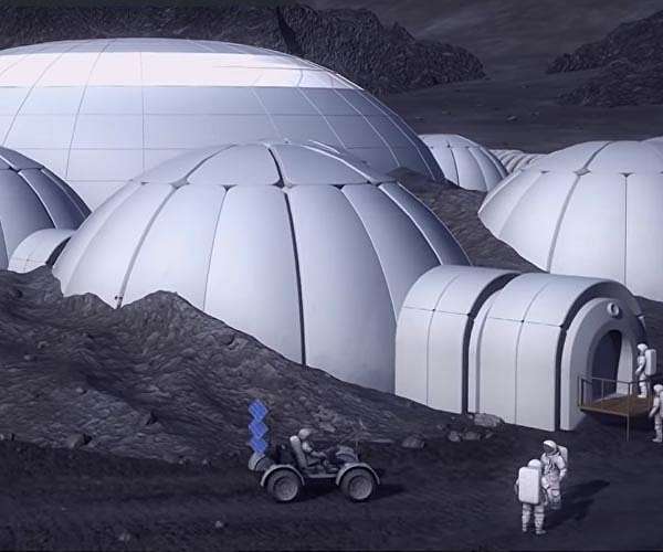 Recycled sewage turns lunar regolith into crop soil