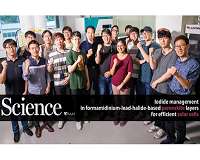 UNIST hits new world efficiency record with perovskite solar cells
