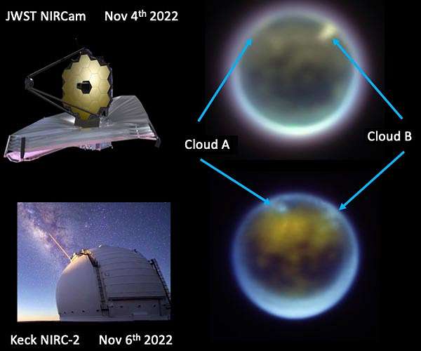 Webb Space Telescope, Keck team up to study Saturn's moon Titan