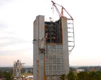 NASA's Marshall Center Readies Historic, Apollo-Era Test Stand For Testing Of Ares I