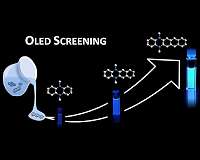 Molecular libraries for organic light-emitting diodes