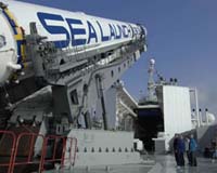 Sea Launch Awaits Delivery Of New Gas Deflector