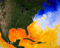 NASA Eyes Current Sea Surface Temperatures For Hurricanes