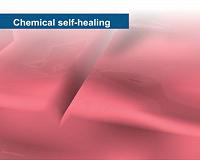Self-healing materials for semi-dry conditions