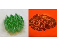 Shape-shifting material can morph, reverse itself using heat, light