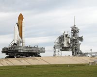 Endeavour Nears Launch Pad 39A