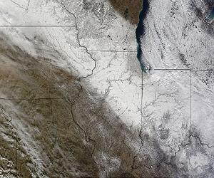NASA Satellite Sees An Early Meteorological Winter In US Midwest