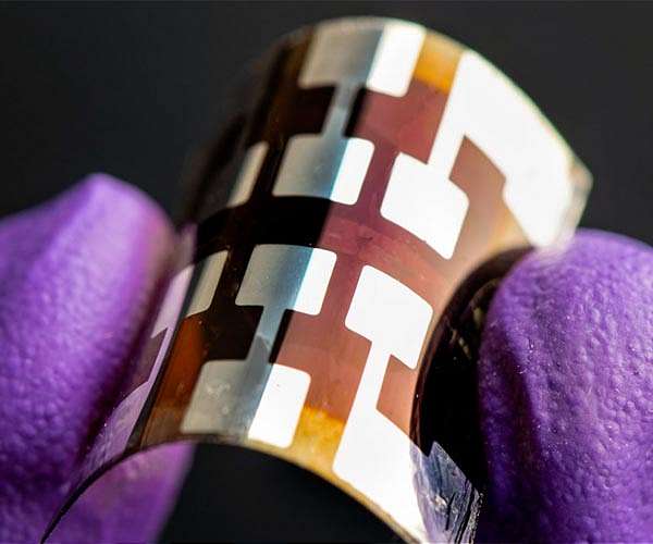 Thin, lightweight layer provides radiation barrier for perovskites in space