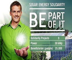 Solar Energy Solidarity donates products for three solar installations in Africa