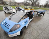 Swiss engineer completes first world tour in solar-powered car