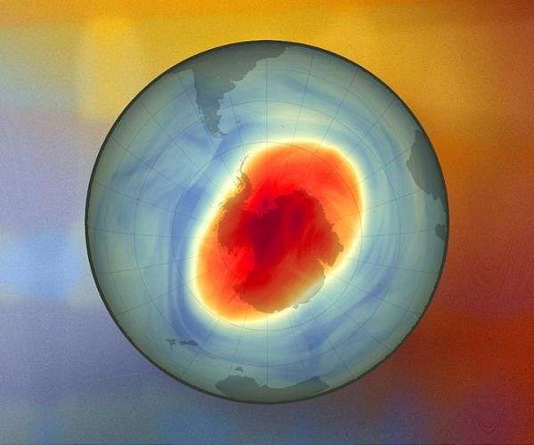 Smoke particles from wildfires can erode the ozone layer