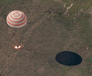 ISS Expedition 23 lands safely in Kazakhstan