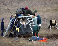First Malaysian in space returns to Earth