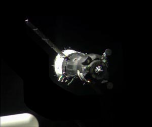 International trio takes shortcut to space station