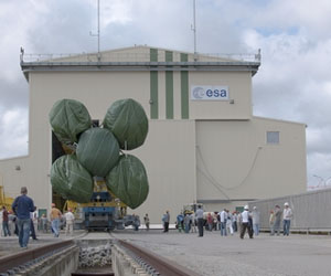 First Soyuz almost ready for launch from French Guiana