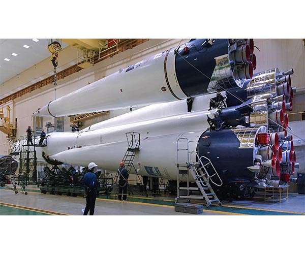 Soyuz rocket gets new paint job for first time in over 50 years