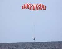 SpaceX cargo craft returns to Earth