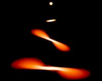 Black Hole Chokes on a Swallowed Star