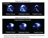 Twilight observations reveal huge storm on Neptune