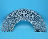 Designing a flexible material to protect buildings, military personnel